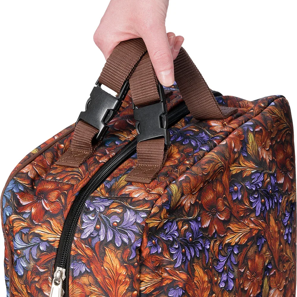 Tough 1 Purple Carved Double Sided Padded Halter Bag - Image 2