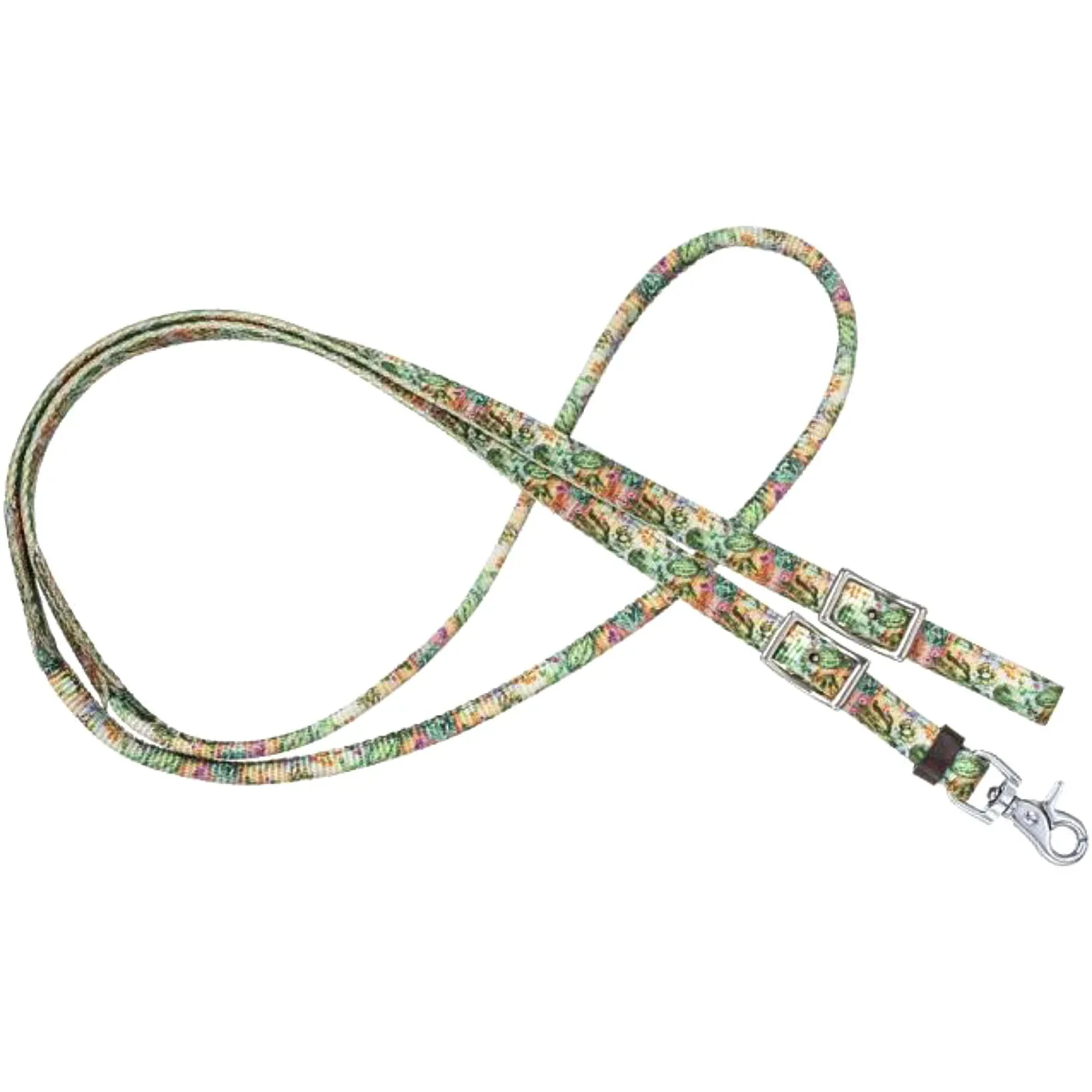 Tough 1 Rolled Patterned Nylon Reins - Image 2