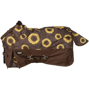 Tough 1 Sunflower 1200D Mini Horse Turnout Blanket with Snuggit Neck