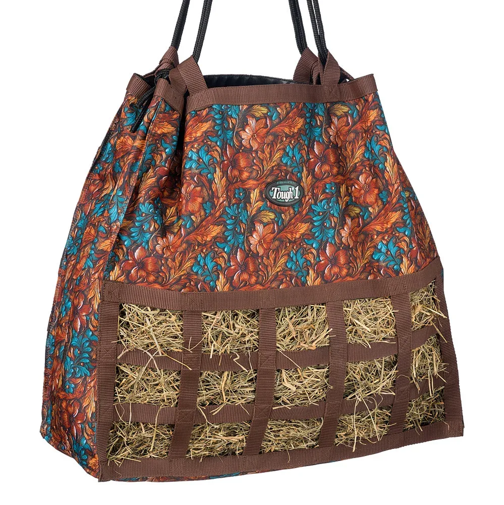 Tough 1 Teal Carved Scratchless Hay Bag