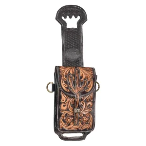 Tough 1 Tooled Leather Rear Cinch Bag
