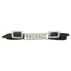 Tough1 Mini Nylon Curb Strap with Dbl Chain