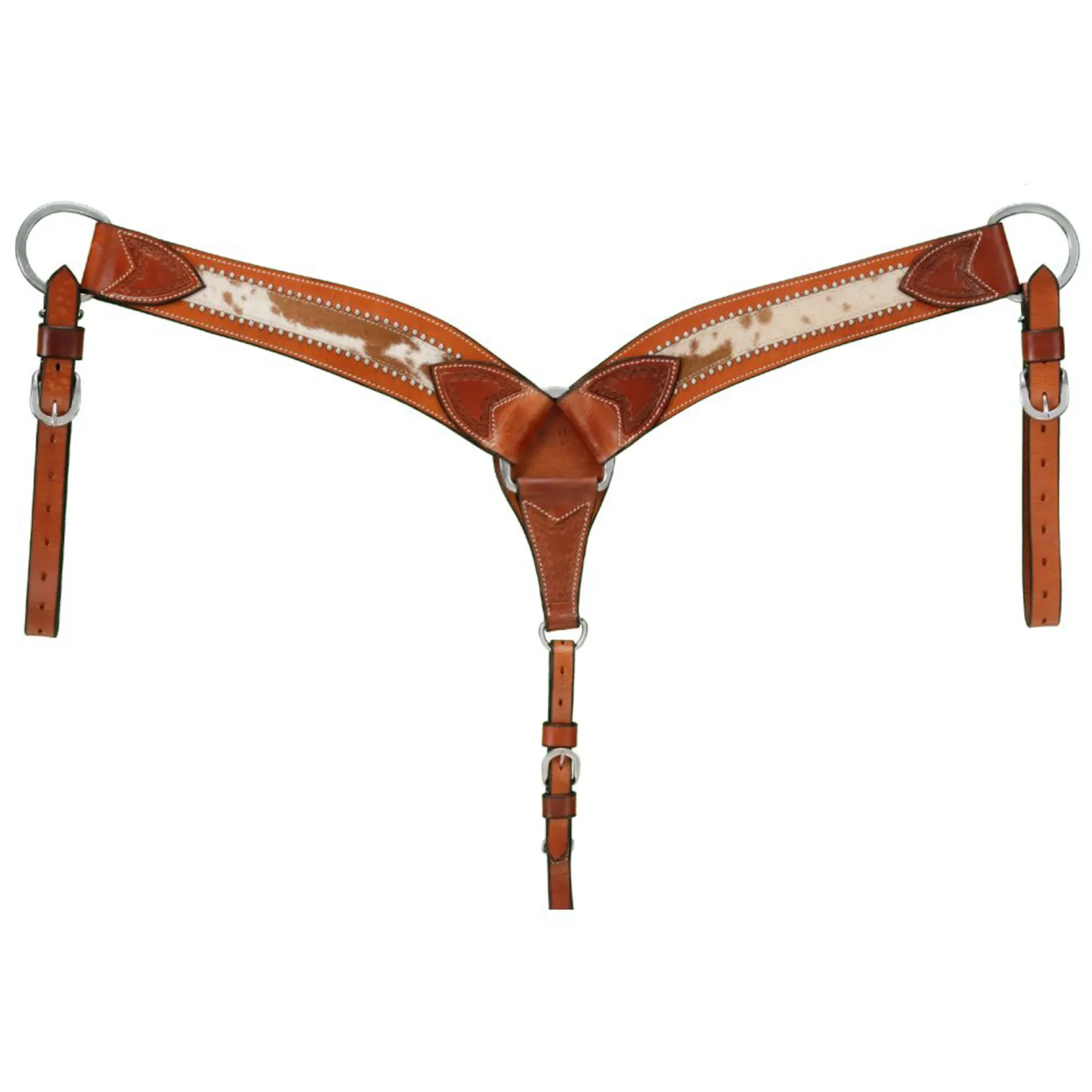 Tough1® Shaped Breastcollar with Spotted Hair Overlay - Image 2