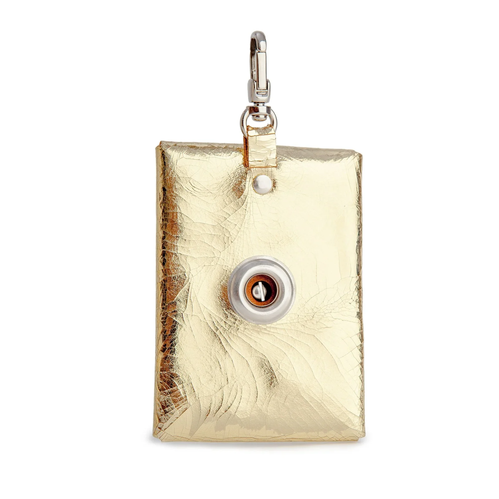 TRACEY TANNER | Luxe Leather Leash Bag in Metallic Gold - Image 2