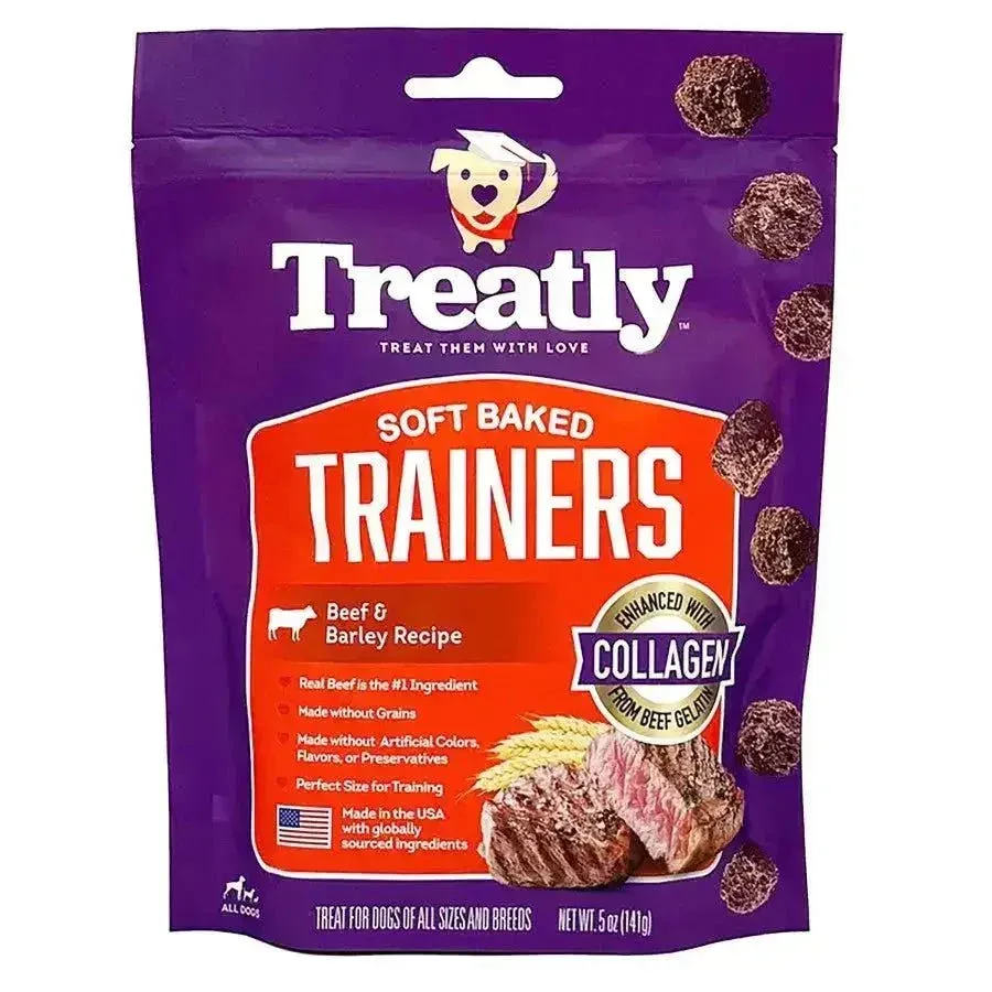 Treatly Soft Baked Trainers Dog Treats 5 oz