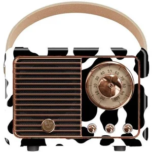 Trendz Mart Cow Print Vintage Speaker
