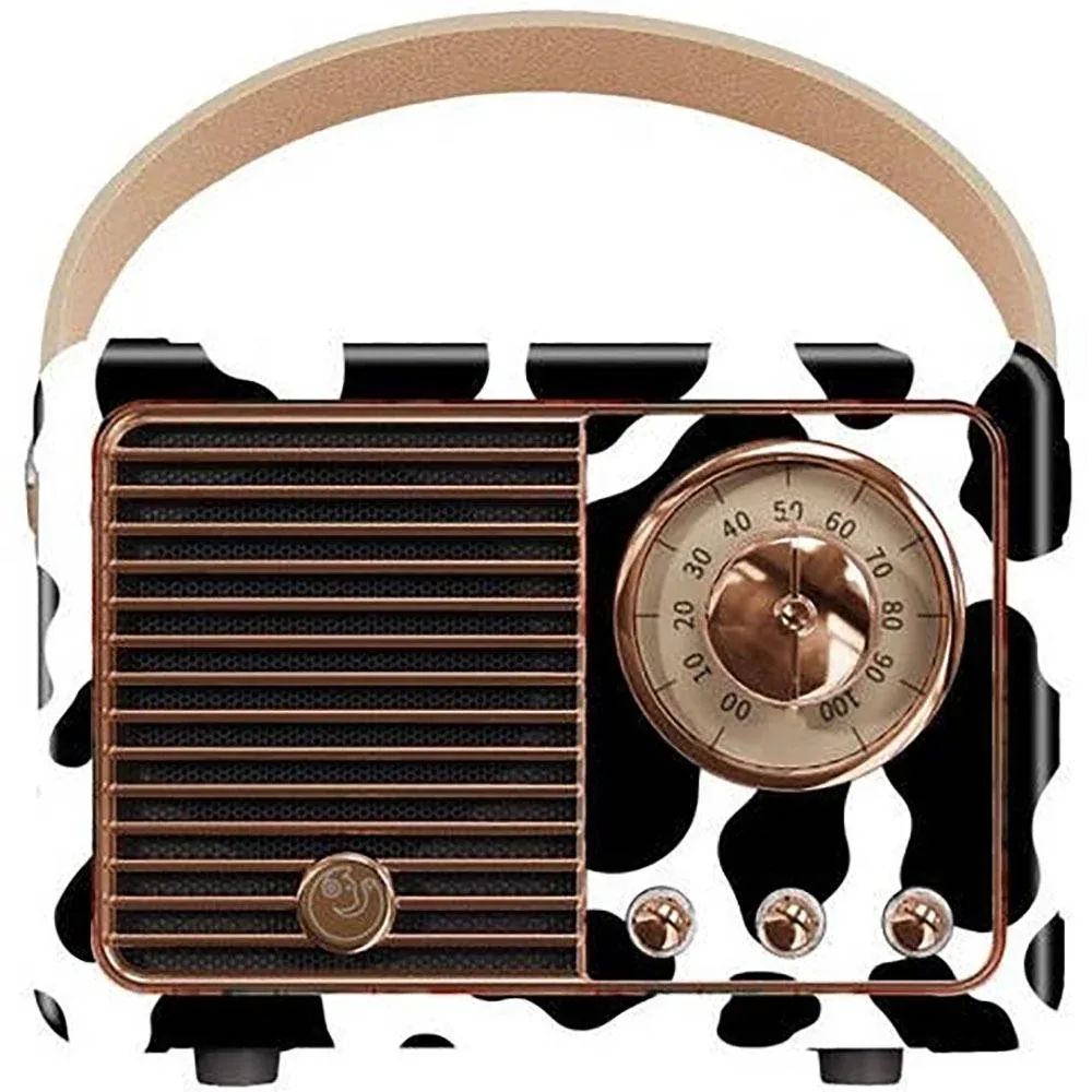 Trendz Mart Cow Print Vintage Speaker