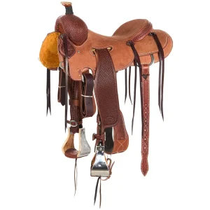 Trent Ward 1/3 Breed Basket Stamp Sam Houston Ranch Roper