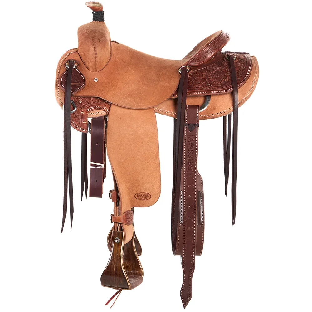 Trent Ward 1/4 Breed Floral BC Ranch Roper - Image 2