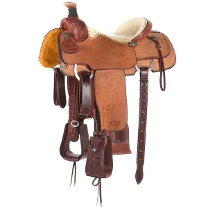 Trent Ward 15in 1/2 Breed Floral Heavy Oil Platinum Team Roper