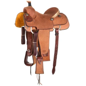 Trent Ward Roughout with Rawhide Cantle Binding Platinum Team Roper