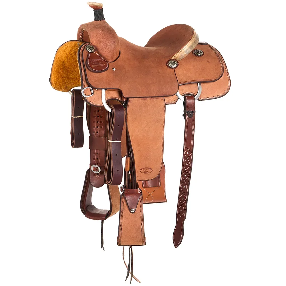 Trent Ward Roughout with Rawhide Cantle Binding Platinum Team Roper