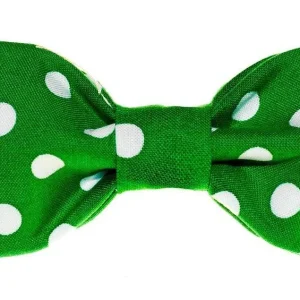 TRISH HAMPTON | Big Green Dots Bow Tie