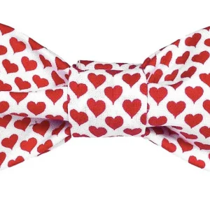 TRISH HAMPTON | Red Hearts Bow Tie