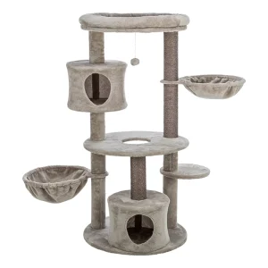 TRIXIE Anna Jute 50" Cat Tree Scratching Posts Condos Hammocks Perches Cat Toy, Beige