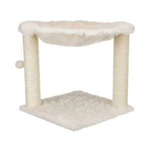 TRIXIE Baza XXL Cat Scratching Post, Indoor Cat Furniture W/ Hammock,Scratcher Posts & Dangling Toy