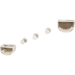 TRIXIE Eden Wall Mount Cat Tree Set 2 Condos with 3 Steps