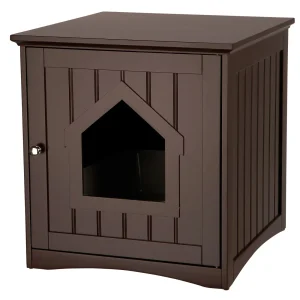 Trixie Furniture Litter Box Enclosure & Pet Home, Single-Door Cabinet For Concealing In Style