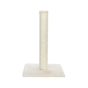 Trixie Parla Cat Scratching Post - Cat Scratcher w/ Soft Fabric Covering Base & Durable Rope