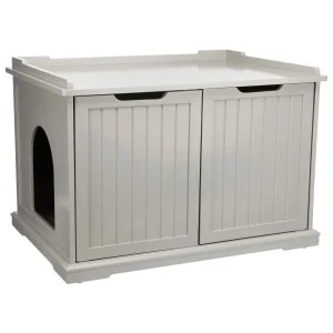 Trixie XL Furniture Litter Box Enclosure & Pet Home, Double-Door Cabinet For Concealing In Style