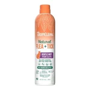 Tropiclean Cat Natural Flea & Tick Home Mist Spray 14 oz