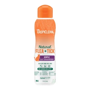 Tropiclean Cat Natural Flea & Tick Shampoo 12 oz