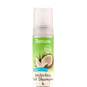 TropiClean Dander Reducing Waterless Shampoo for Cats 1ea/7.4 Fl. oz