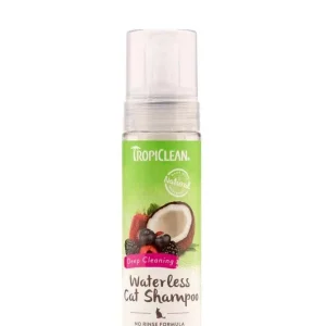 TropiClean Deep Cleaning Waterless Shampoo for Cats 1ea/7.4 Fl. oz
