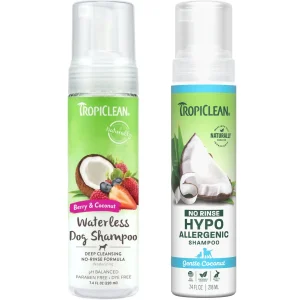 TropiClean Dog Grooming Waterless Shampoo