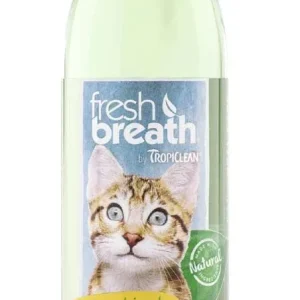 TropiClean Fresh Breath Oral Care Water Additive for Cats 1ea/16 Fl. oz