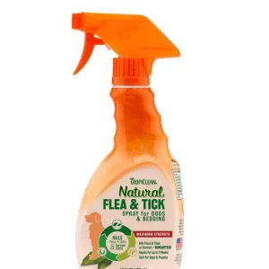 TropiClean Natural Flea & Tick Dog & Bedding Spray 16 fl oz