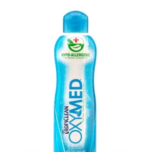 TropiClean OxyMed Hypoallergenic Pet Shampoo for Pets 20 fl oz