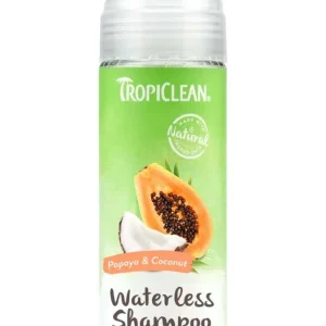 TropiClean Papaya Waterless Pet Shampoo for Pets 7.4 fl oz