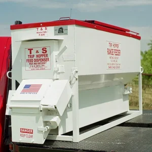 Ts Manufacturing Inc T&S .Trip Hopper Cattle Feeder 1000lb