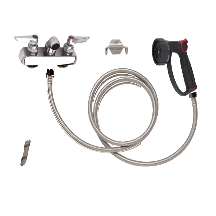 Tub Plumbing Complete Set-up 4″ Center with Hair Interceptor by PetLift
