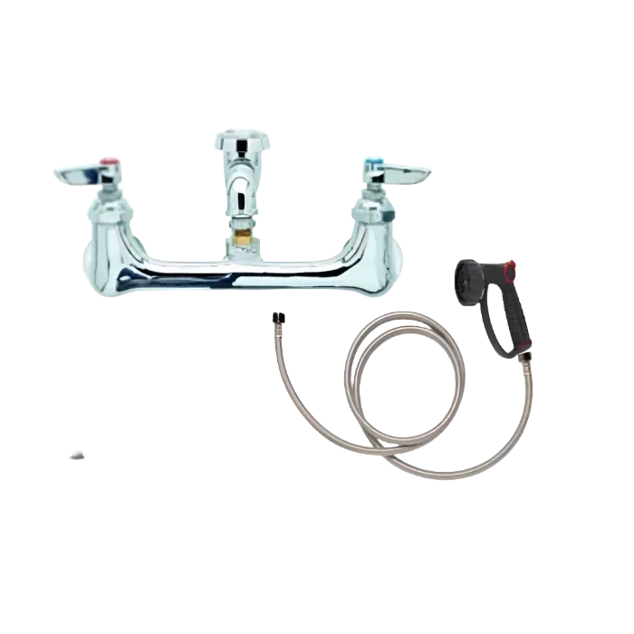 Tub Plumbing Complete Set-up 8″ Center with Hair Interceptor by PetLift