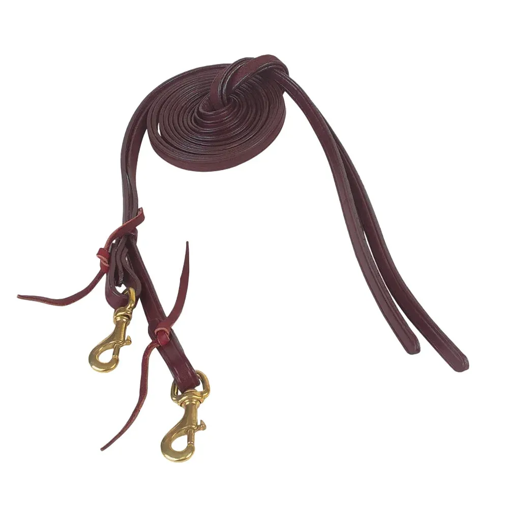 Tucker 5/8in Bridle Reins with Brass Snaps