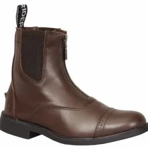 TuffRider Kids Baroque Zip Paddock Boots 1 Mocha