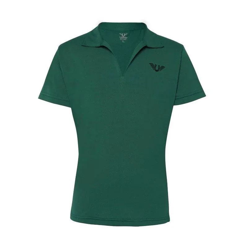 TuffRider Kids Taylor Short Sleeve Polo Large Hunt - Image 2