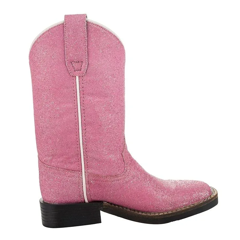 Tuffrider Toddler Pink Glitter Western Boot - Image 2
