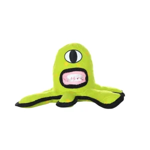 Tuffy Alien Durable Squeaky Dog Toy Green