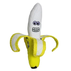 TUFFY® Banana 2-in-1 Tough Plush Dog Toy