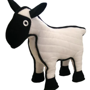 Tuffy Barn Yard Series Dog Toy Sheep White & Black
