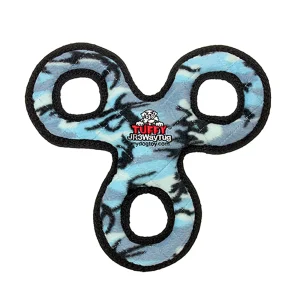 TUFFY® JR 3-Way Tug Blue Camo Dog Toy