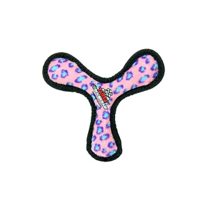 TUFFY® JR Boomerang Pink Leopard Dog Toy