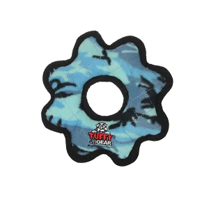TUFFY® JR Gear Ring Blue Camo Dog Toy