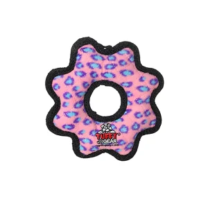 TUFFY® JR Gear Ring Pink Leopard Dog Toy
