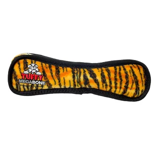 TUFFY® Mega Bone Tiger-Striped Dog Toy