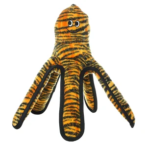 TUFFY® Mega Large Octopus Tiger-Striped Dog Toy