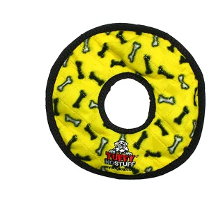 TUFFY® No Stuff Ultimate Ring Yellow Bone Dog Toy
